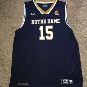 Notre Dame UA Basketball Jersey 2XL
